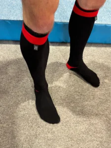 Luke wearing his ISOBAR Recovery Custom Compression Wear
